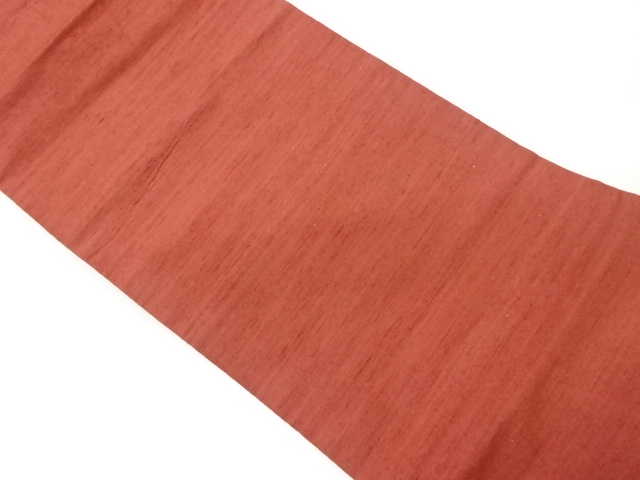 手織り紬無地名古屋帯